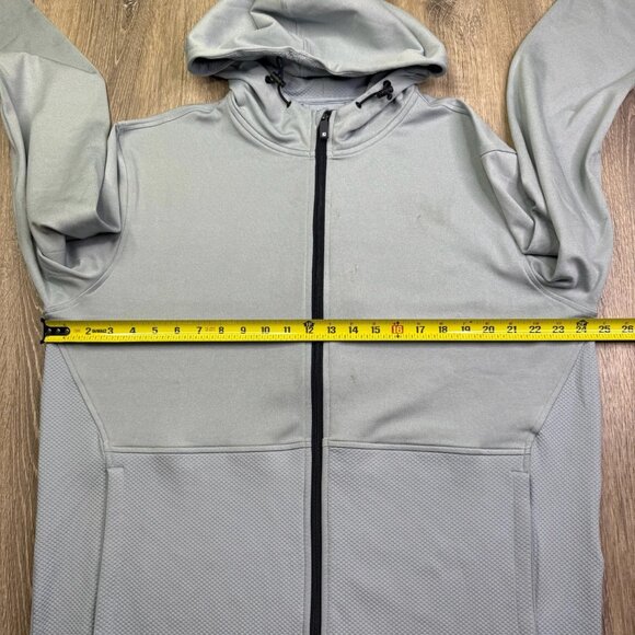 FootJoy Tempo Series Mens Blue Full Zip Mixed Texture Chill-Out Hoodie Size L - Picture 13 of 16